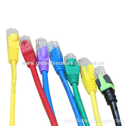 Factory Price Cat6 Cable Patch Cords, Up to 350MHz Data Transmission